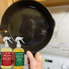 Cast Iron Soap for Cleaning Cast Iron Cookware by Foodieville.