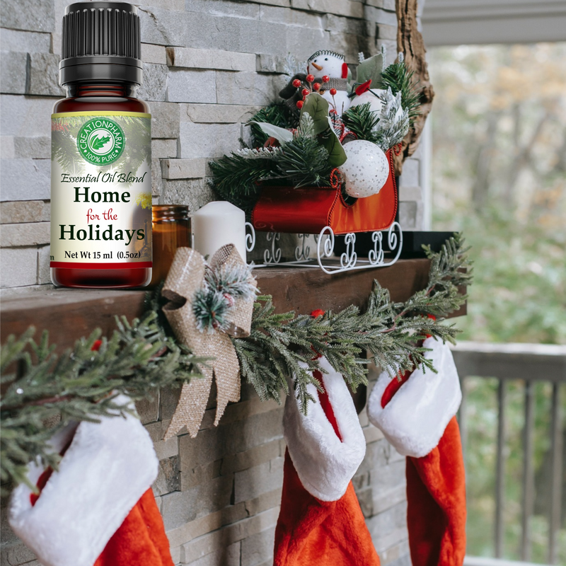 Home For The Holidays Aroma Blend 100% Pure Aroma Blend by Creation Farm 15 ml.