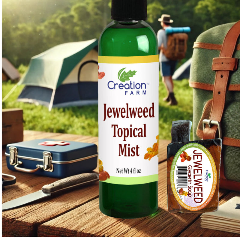 Jewelweed Topical Mist 4 oz - Poison Ivy &amp; Poison Oak, Morsures, Démangeaisons du nageur, Niebla de Topicos 