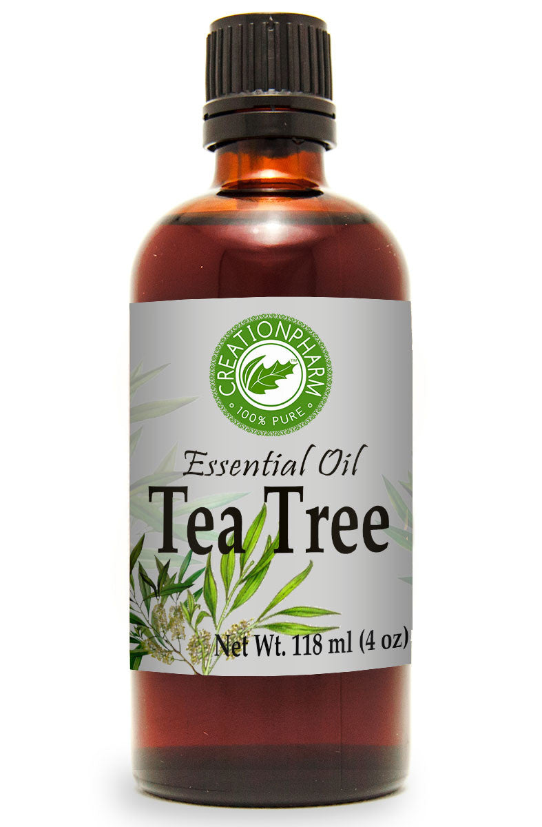 Tea Tree Essential Oil 118 ml - 100% Pure Australian Tea Tree Oil -  Aceite esencial de árbol de té - Creation Pharm