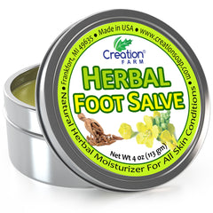Foot Salve - Herbal Foot Salve - Foot Balm - Balsamo de Pies de Hierbas - Creation Pharm
