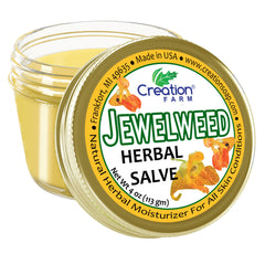 Jewelweed Herbal Salve - Herbal Jewelweed for poison ivy summer skin comfort itchy sting - Creation Pharm