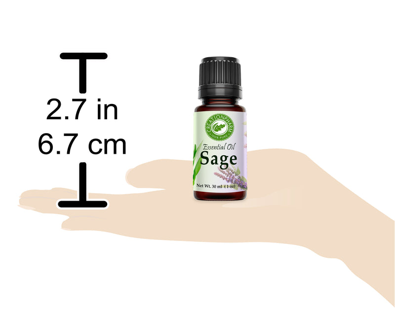 Sage Essential Oil 100% Pure - Creation Pharm