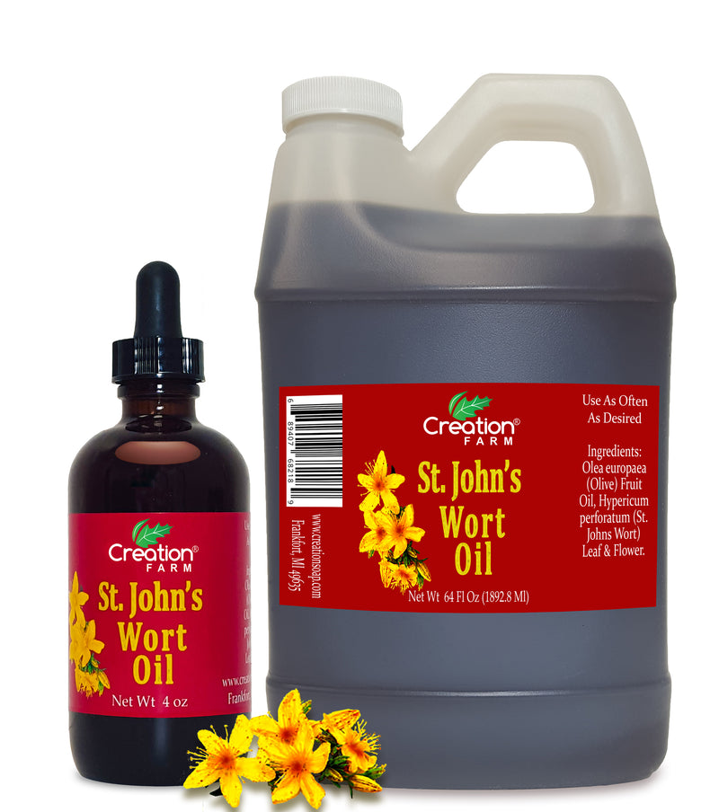 St. Johns Wort Oil - Premium Fresh St. Johns Wort Flower Infusion from Creation Farm - Creation Pharm