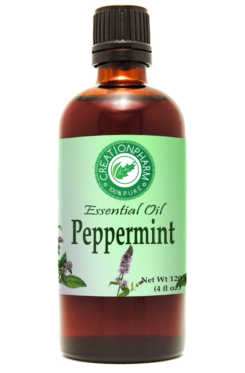 Peppermint Oil 4 oz - 100% Pure Mentha Piperita Creation Pharm - Creation Pharm